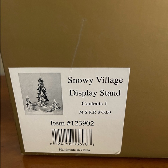 Waterford Snowy Village Display Stand  Holiday Heirlooms - Picture 10 of 12